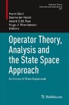 Operator Theory, Analysis and the State Space Approach