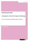 Participatory Rural Development Planning