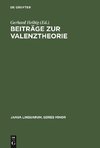 Beiträge zur Valenztheorie