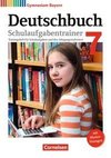 Deutschbuch Gymnasium 7. Jahrgangsstufe - Bayern - Schulaufgabentrainer mit Lösungen