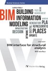 BIM interface for structural analysis