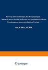 Harnwege und Sexualstörungen, Blut, Bewegungsorgane, Drüsen mit innerer Skeretion, Stoffwechsel- und Konstitutionskarnkheiten, Erkrankungen aus äusseren physikalischen Ursachen