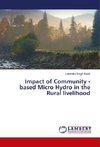 Impact of Community -based Micro Hydro in the Rural livelihood