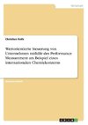 Wertorientierte Steuerung von Unternehmen mithilfe des Performance Measurement am Beispiel eines internationalen Chemiekonzerns