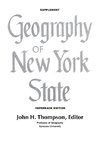 Geography of New York State Supplement