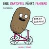 Eine Kartoffel fährt Fahrrad