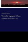 The medical language of St. Luke: