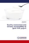 Quality assessment and sensory acceptability of goat milk yogurt