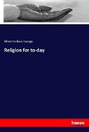 Religion for to-day