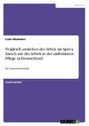 Vergleich zwischen der Arbeit im Spitex Zürich mit der Arbeit in der ambulanten Pflege in Deutschland