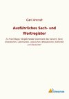 Ausführliches Sach- und Wortregister