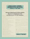 Essex County, Virginia Newspaper Notices, Volume 2, 1736-1952. Marriage and Death Notices and Other Interesting Items from ¿The Rappahannock Times and Additional Items from Other Newspapers