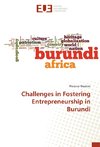 Challenges in Fostering Entrepreneurship in Burundi