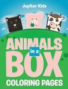 Animals in a Box (Coloring Pages)