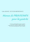 Menus de printemps pour la gastrite