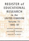 Research, N: Register of Educational Research in the United