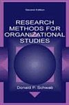 Schwab, D: Research Methods for Organizational Studies