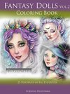 Fantasy Dolls Vol.2 Coloring Book Grayscale