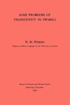 Whiteley, W: Some Problems of Transitivity in Swahili