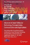 Advances in Smart Vehicular Technology, Transportation, Communication and Applications