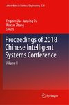 Proceedings of 2018 Chinese Intelligent Systems Conference