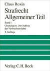 Strafrecht. Allgemeiner Teil I