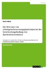 Die Relevanz von Arbeitgeberbewertungsplattformen bei der Entscheidungsfindung von Karriereinteressierten