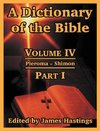 A Dictionary of the Bible