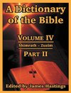 A Dictionary of the Bible