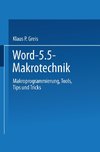 Word 5.5 Makrotechnik