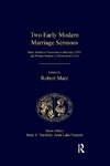 Two Early Modern Marriage Sermons