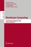 Membrane Computing