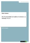 Die Taumelschale Jerusalem. Gedanken zu Sacharja 10,2-4