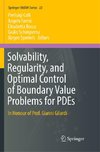 Solvability, Regularity, and Optimal Control of Boundary Value Problems for PDEs