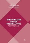 HRM in Mission Driven Organizations