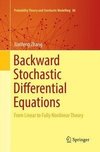 Backward Stochastic Differential Equations