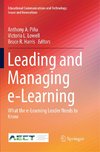 Leading and Managing e-Learning