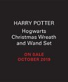 Harry Potter: Hogwarts Christmas Wreath and Wand Set: Lights Up!