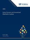 Subset Systems and Generalized Distributive Lattices