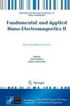 Fundamental and Applied Nano-Electromagnetics II