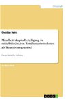 Mitarbeiterkapitalbeteiligung in mittelständischen Familienunternehmen als Finanzierungsmittel