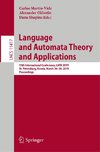 Language and Automata Theory and Applications