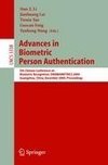 Advances in Biometric Person Authentication