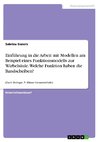 Einführung in die Arbeit mit Modellen am Beispiel eines Funktionsmodells zur Wirbelsäule. Welche Funktion haben die Bandscheiben?