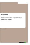 Zur rechtsethischen Legitimation des assistierten Suizids