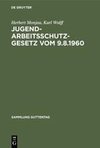 Jugendarbeitsschutzgesetz vom 9.8.1960