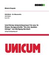 Schriftlicher Unterrichtsentwurf für eine 10. Klasse. Kurzgeschichte 