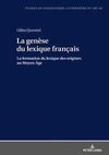 La genèse du lexique français