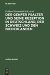 Der Genfer Psalter und seine Rezeption in Deutschland, der Schweiz und den Niederlanden