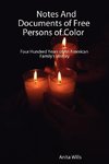 Notes and Documents of Free Persons of Color